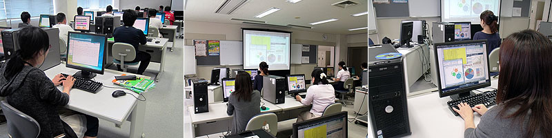 ITスキル科の訓練風景