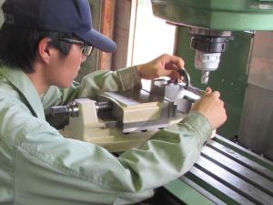 フライス盤作業